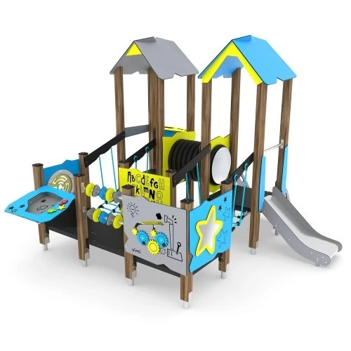 Žaidimų aikštelė Vinci Play Wooden WD1503 - Kelių spalvų