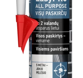 310ml PENOSIL EASYPRO SILIKONINIS HERMETIKAS BALTAS