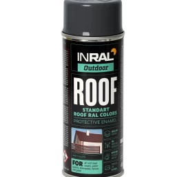 400ML INRAL ROOF SPRAY PILKI RAL7016 DAŽAI AEROZ. STOGO DANGAI