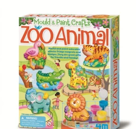 4m Mould &amp; Paint Zoo     animals