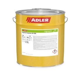 Adler Lignovit Interior UV 100 medienos apdaila su neprilygstama UV apsauga - 22 L - FARBLOS