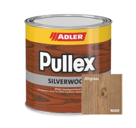 ADLER Pullex Silverwood Altgrau Poveikio lazūras impregnantas medienos paviršiui, tamsiai rudas - 0.75 L