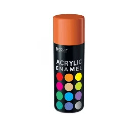 Aerozolinė emalė BIODUR Acrylic, 400ml oranžinė sp.