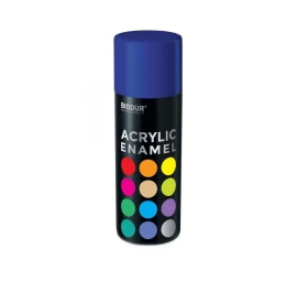 Aerozolinė emalė BIODUR Acrylic, 400ml tamsiai mėlyna sp.