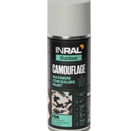 Aerozoliniai dažai INRAL Camouflage, 400ml agato pilka sp. matiniai