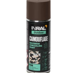 Aerozoliniai dažai INRAL Camouflage, 400ml odos ruda sp. matiniai