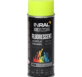 Aerozoliniai dažai INRAL FLUORESCENT geltoni, 400ml