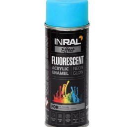 Aerozoliniai dažai INRAL FLUORESCENT mėlyni, 400ml