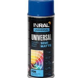 Aerozoliniai dažai INRAL Universal, 400ml mėlyna sp. pusiau matiniai