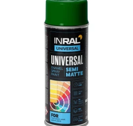 Aerozoliniai dažai INRAL Universal, 400ml samanų žalia sp. pusiau matiniai