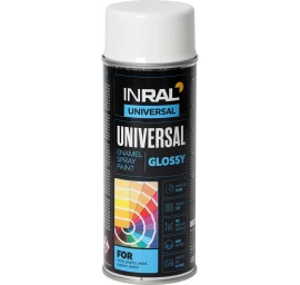 Aerozoliniai dažai INRAL UNIVERSAL, balta (RAL9003), 400ml