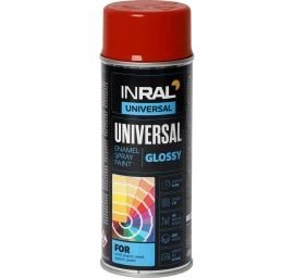 Aerozoliniai dažai INRAL UNIVERSAL, raudona (RAL3002) 400ml