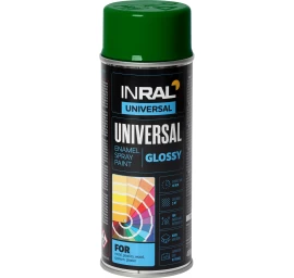 Aerozoliniai dažai INRAL UNIVERSAL, samaninė (RAL6005), 400ml