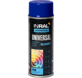 Aerozoliniai dažai INRAL UNIVERSAL, tamsiai mėlyna (RAL5002), 400ml