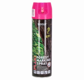 Aerozoliniai ženklinimo dažai BIODUR Forest Marking Spray, 500ml rožinė sp.