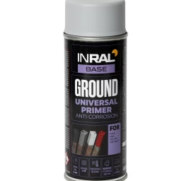 Aerozolinis gruntas INRAL GROUND, pilka (RAL7040), 400ml