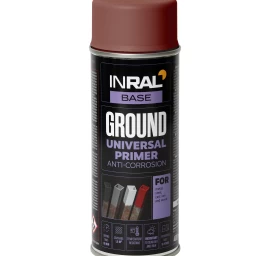 Aerozolinis gruntas INRAL GROUND, raudona (RAL3009), 400ml