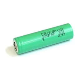 Akumuliatorius 18650 3.6V 2500mAh 20A Li-ion SAMSUNG INR 18650 25R