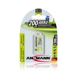 Akumuliatorius 6HR61 (E-Block, R22, 6R61, 6F22) 8.4V 200mAh Ni-Mh ANSMANN