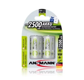 Akumuliatorius R14 (C) 1.2V 2500mAh Ni-Mh ANSMANN (2vnt blisteryje)