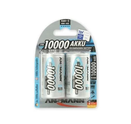 Akumuliatorius R20 (D) 1.2V 10000mAh Ni-Mh ANSMANN (2vnt blisteryje)