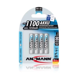 Akumuliatorius R3 (AAA) 1.2V 1100mAh Ni-Mh ANSMANN (4vnt pakuotėje)