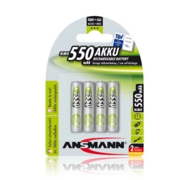 Akumuliatorius R3 (AAA) 1.2V 550mAh Ni-Mh ANSMANN (4vnt pakuotėje)