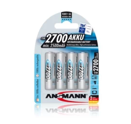 Akumuliatorius R6 (AA) 1.2V 2700mAh Ni-Mh ANSMANN (4vnt blisteryje)