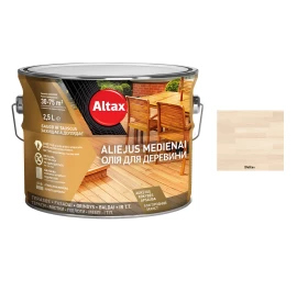 Aliejus medienai ALTAX Altaxin, 2,5l balta sp.