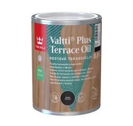 Aliejus medienai TIKKURILA Valtti Plus Terrace Oil, 0,9l juoda sp.