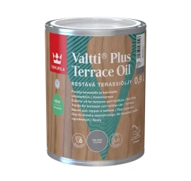 Aliejus medienai TIKKURILA Valtti Plus Terrace Oil, 0,9l pilka sp.