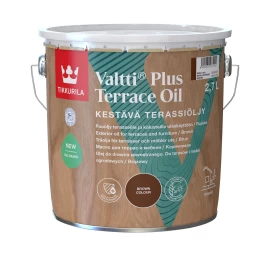 Aliejus medienai TIKKURILA Valtti Plus Terrace Oil, 2,7l ruda sp.