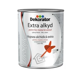 Alkidinė emalė DEKORATOR Extra, 0,75l dramblio kaulo