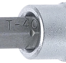 Antgalis įpresuotas į galvutę | 6.3 mm (1/4) | T-Star (Torx) T40 (2596)