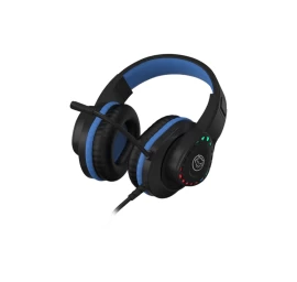 Ausinės Qware Tulsa Gaming Headset, juoda/mėlyna (Ekspozicinė prekė)