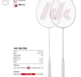 BADMINTONO RAKETĖs KAWASAKI KD-700 PRO (2 vnt.)