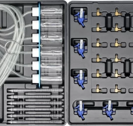 Common Rail purkštukų diagnostinis perpylimo rinkinys | 6 cilindrų varikliams (YT-7306)