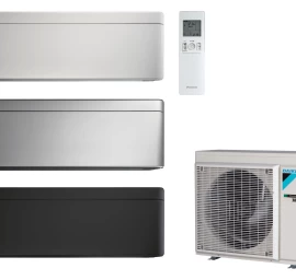 Daikin SIENINIS Stylish serijos 2.0/2.5 kW oro kondicionieriaus komplektas, FTXA20AW/BS/BB / RXA20A