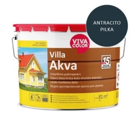 Dažai medienai VIVACOLOR Villa Akva 7016, 9l antracito pilka sp.