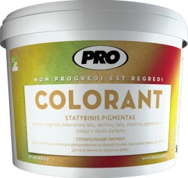 Dažai-pigmentai PRO Colorant, 1,5kg ruda sp.