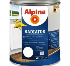 Dažai radiatoriui ALIPINA Radiator, 750ml