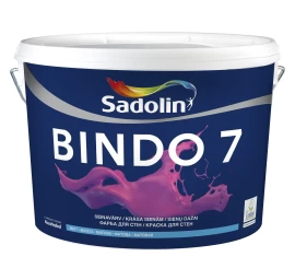 Dažai SADOLIN Bindo 7 A bazė, 9l balta sp.