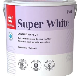 Dažai TIKKURILA Super White, 2,5l