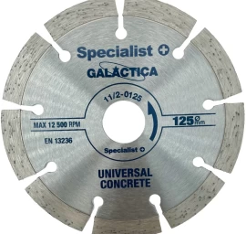 Deimantinis pjovimo diskas SPECIALIST+ Galactica, 125x10x22,2mm