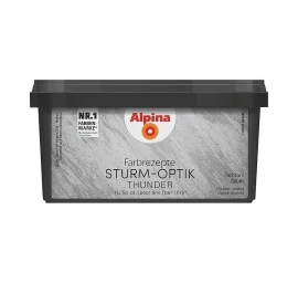 Dekoratyviniai dažai ALPINA Metall-Effekt Sturm Silber, 1l