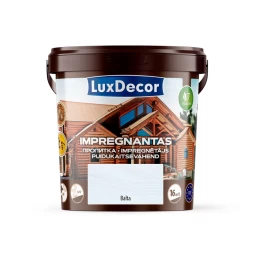 Dekoratyvins medienos impregnantas Luxdecor, (Baltas) 1l