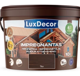 Dekoratyvins medienos impregnantas Luxdecor, (Tikas) 10l