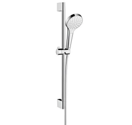 Dušo komplektas Hansgrohe Croma Select S 1jet 0,65m, baltas/chromas 26564400