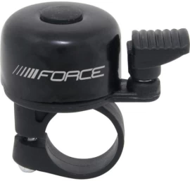 Dviračio skambutis FORCE Mini, 22.2mm, juodas