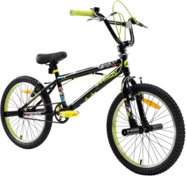 Dviratis Karbon BMX 20 black-lime